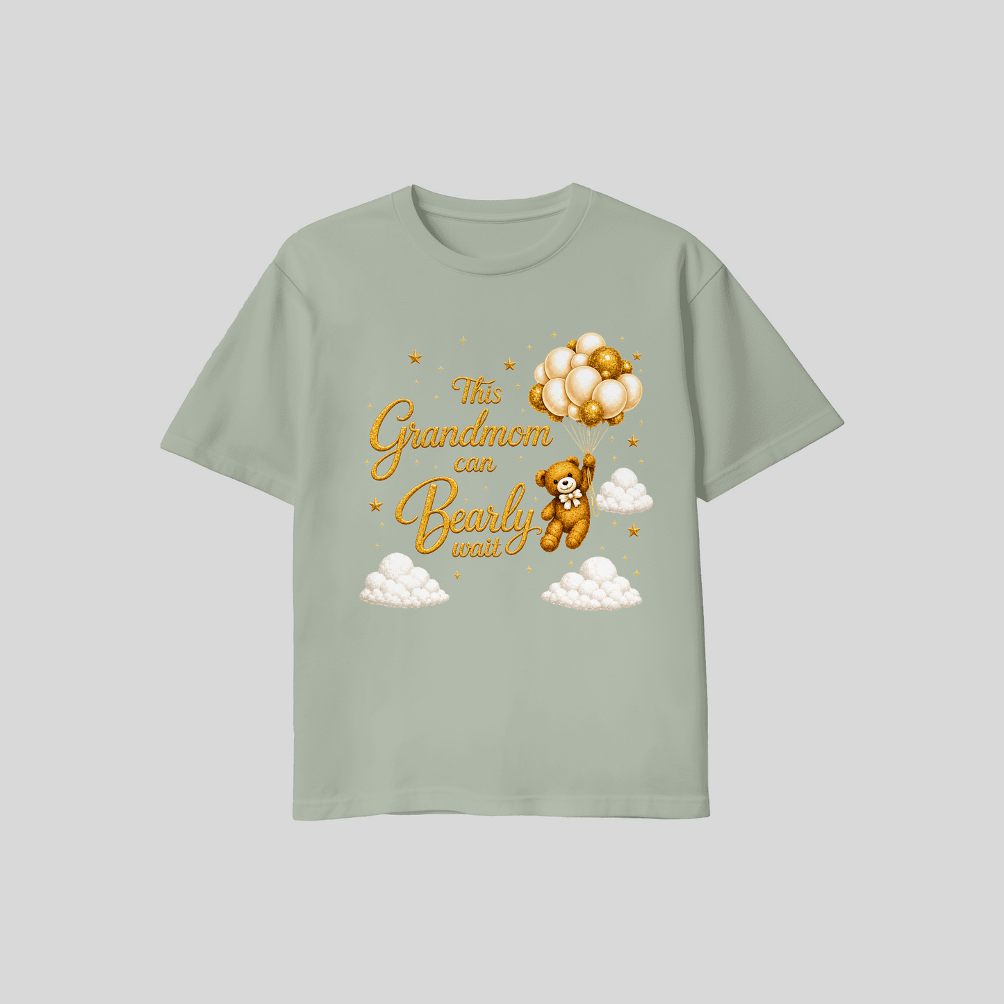 Grandmom Baby Shower Ladies T-Shirt