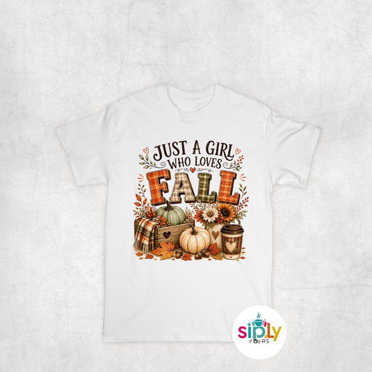 Just a Girl Tee, Crewneck, Hoodie Adult S-3XL