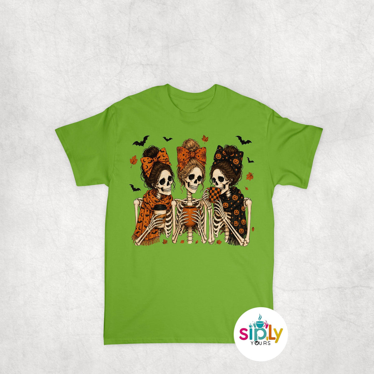 Skeleton Witches 2 Tee, Crewneck, Hoodie Adult S-3XL