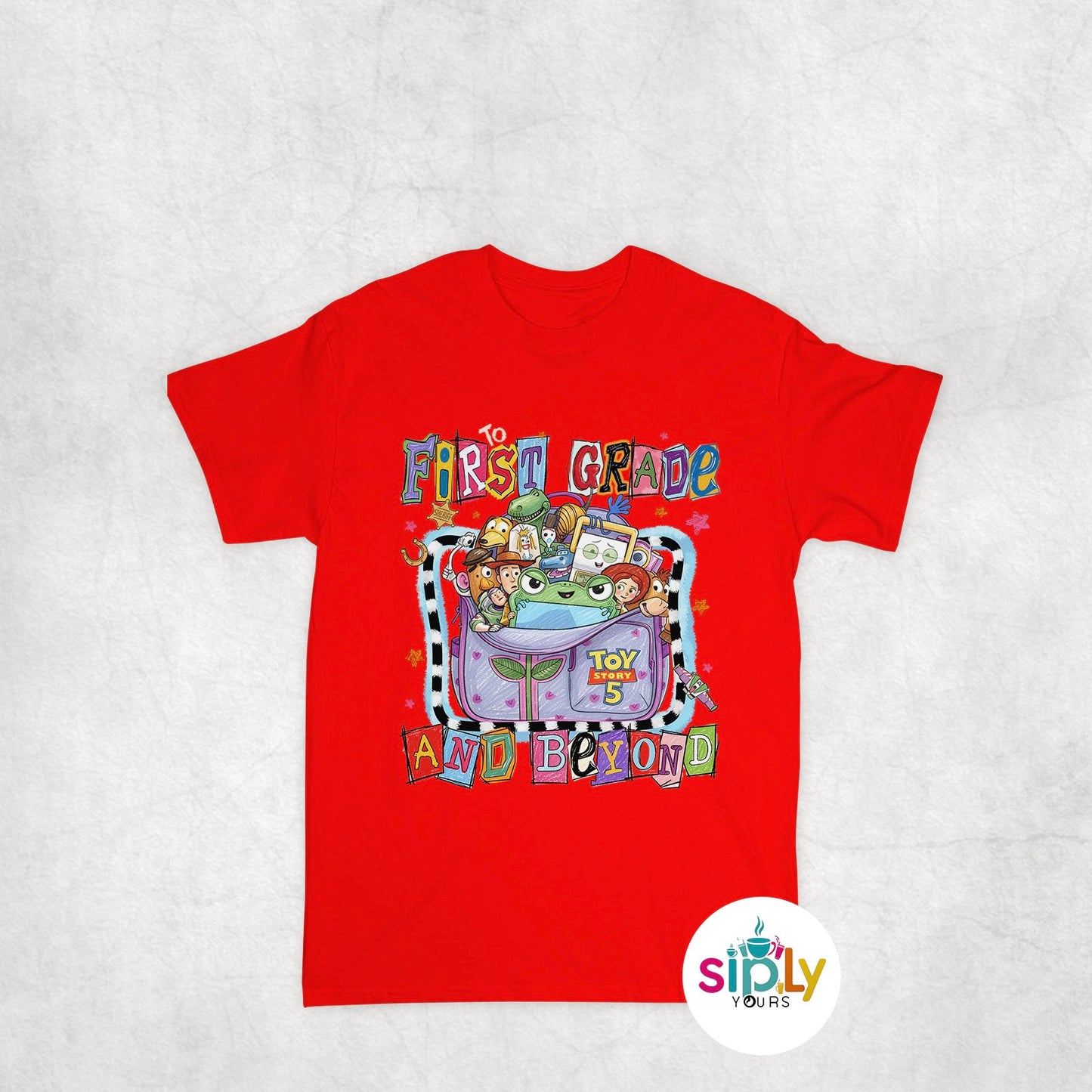 Back to School Toy Cartoon Youth XS-XL