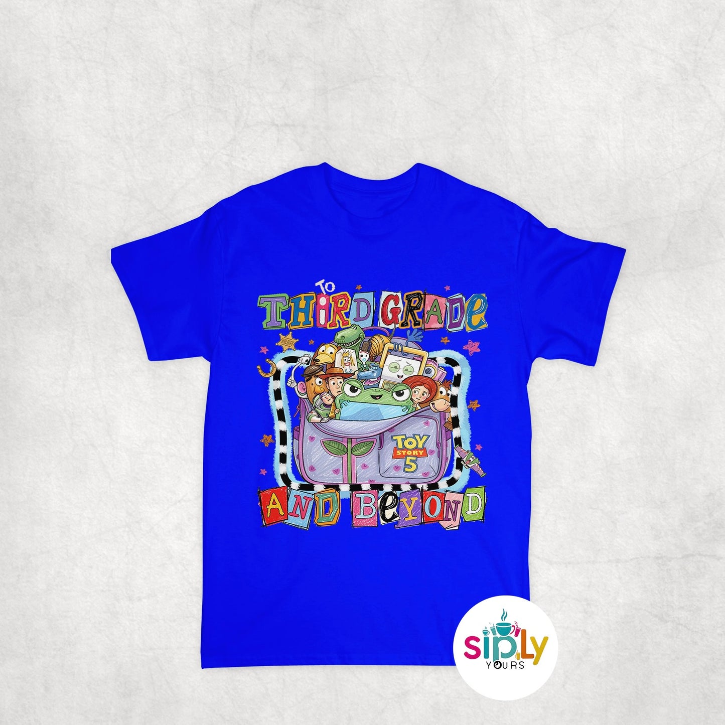 Back to School Toy Cartoon Youth XS-XL