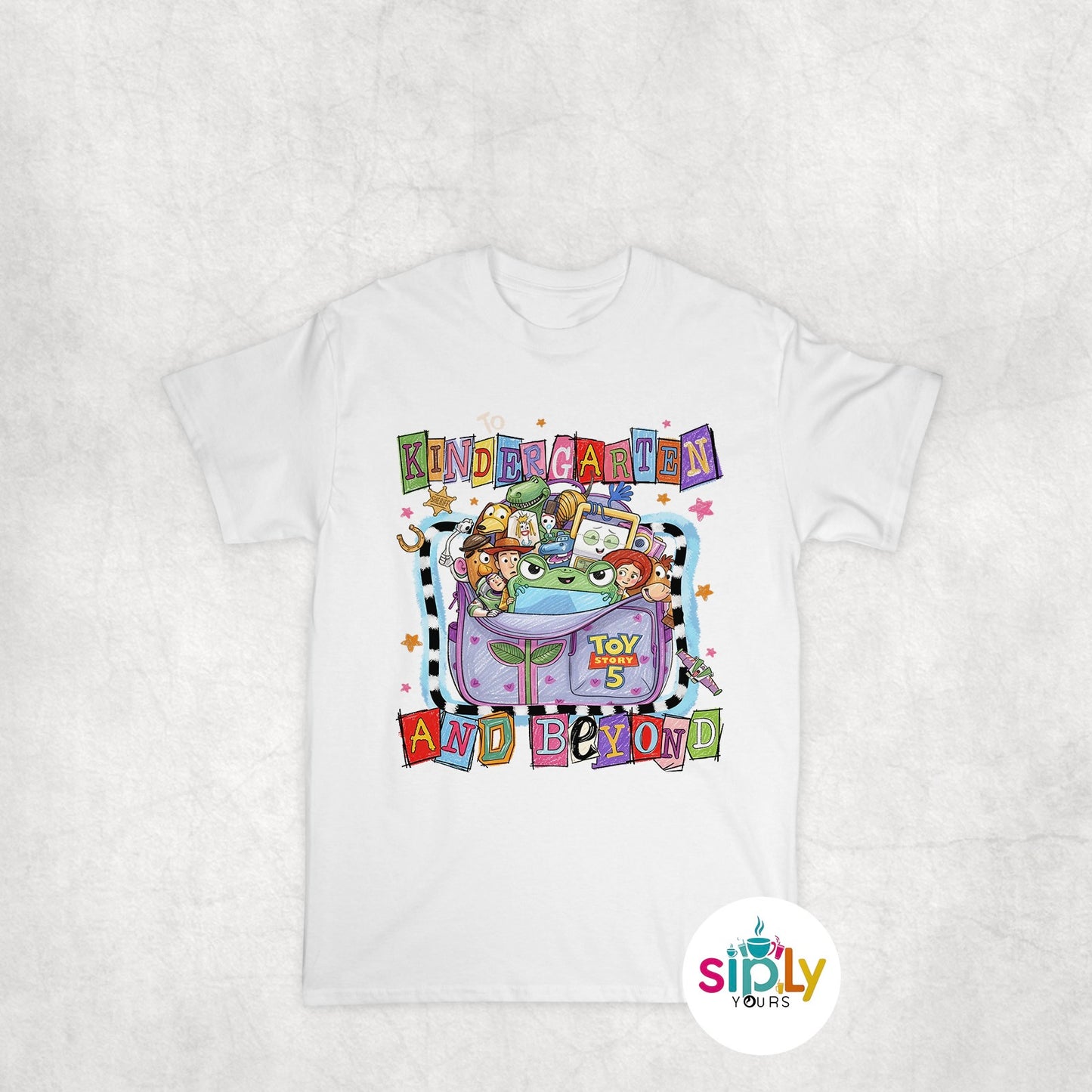 Back to School Toy Cartoon Youth XS-XL