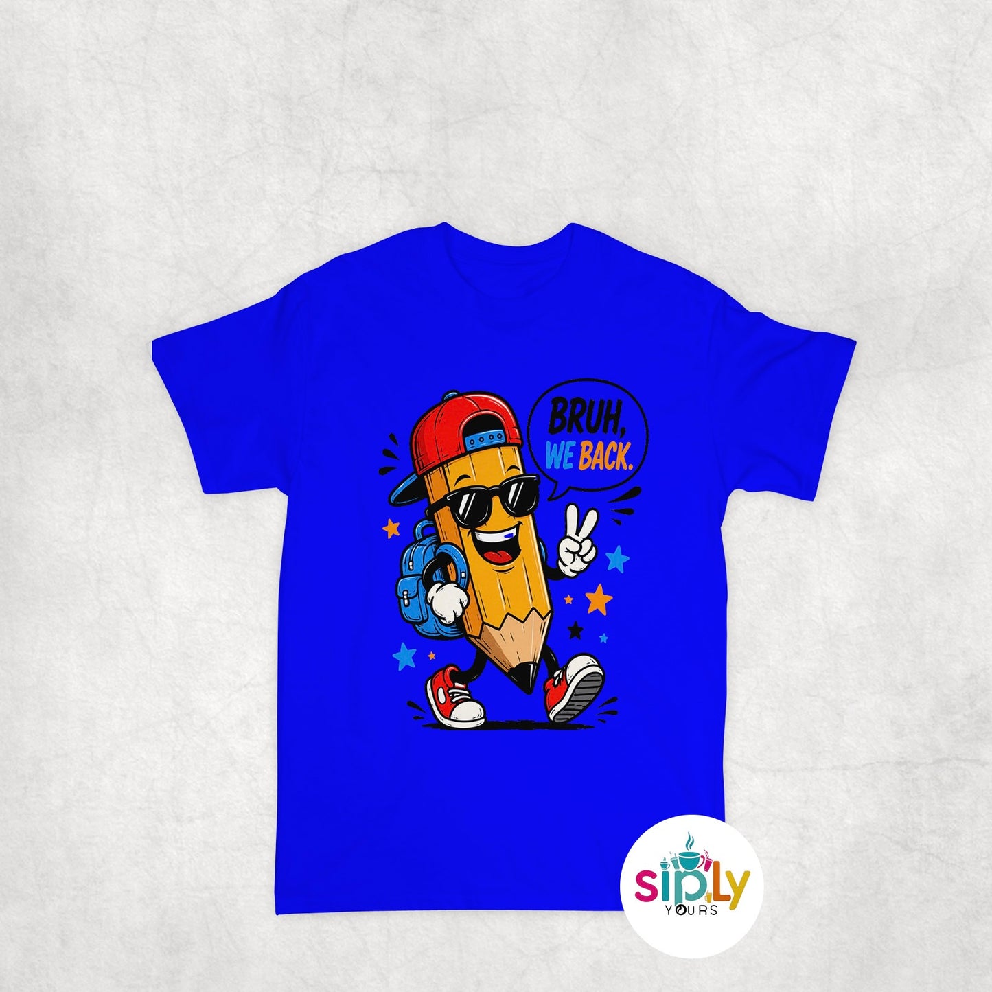 Back to School We Back Bruh Youth XS-XL