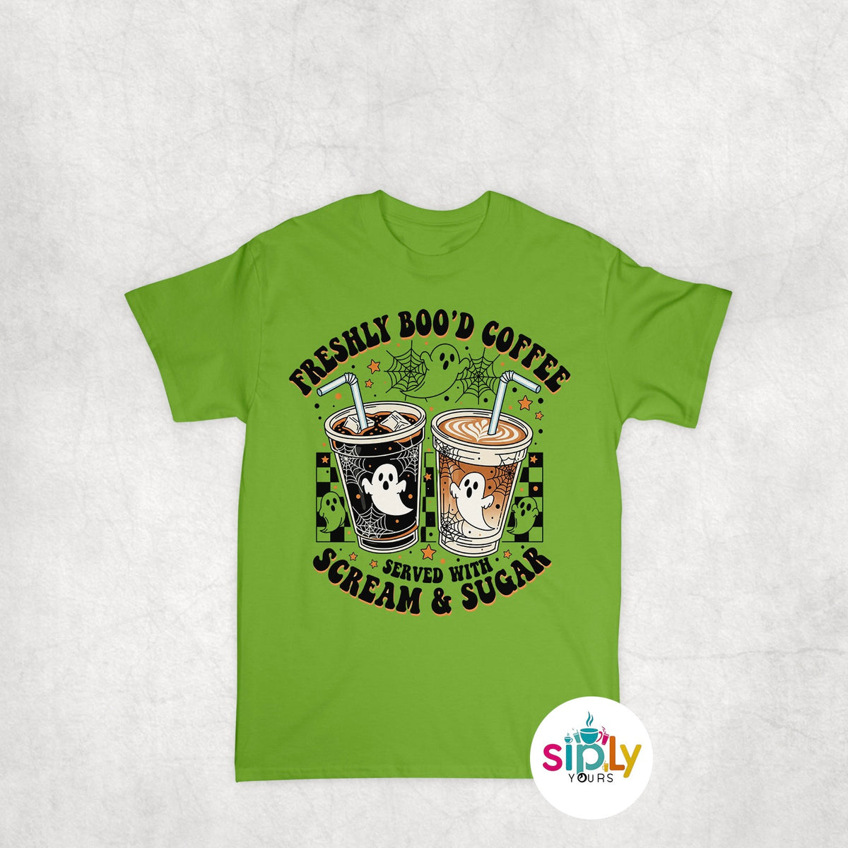 Freshly Boo'd Coffee Tee, Crewneck, Hoodie Adult S-3XL