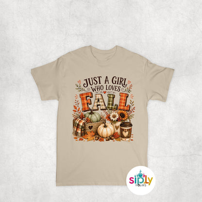 Just a Girl Tee, Crewneck, Hoodie Adult S-3XL