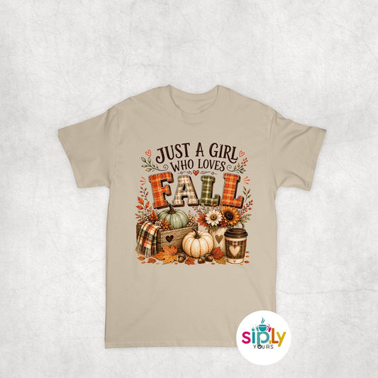 Just a Girl Tee, Crewneck, Hoodie Adult S-3XL