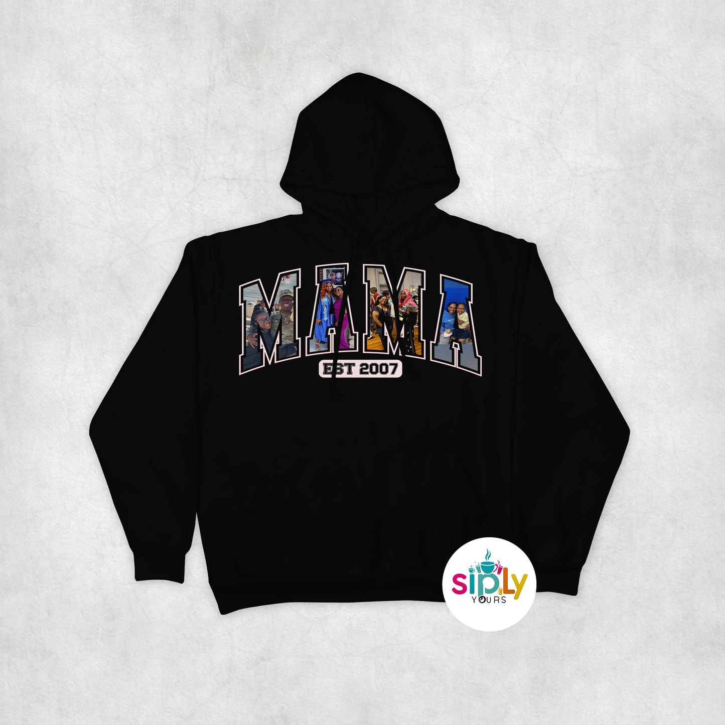 MAMA EST Tee, Crewneck, Hoodie Adult S-3XL