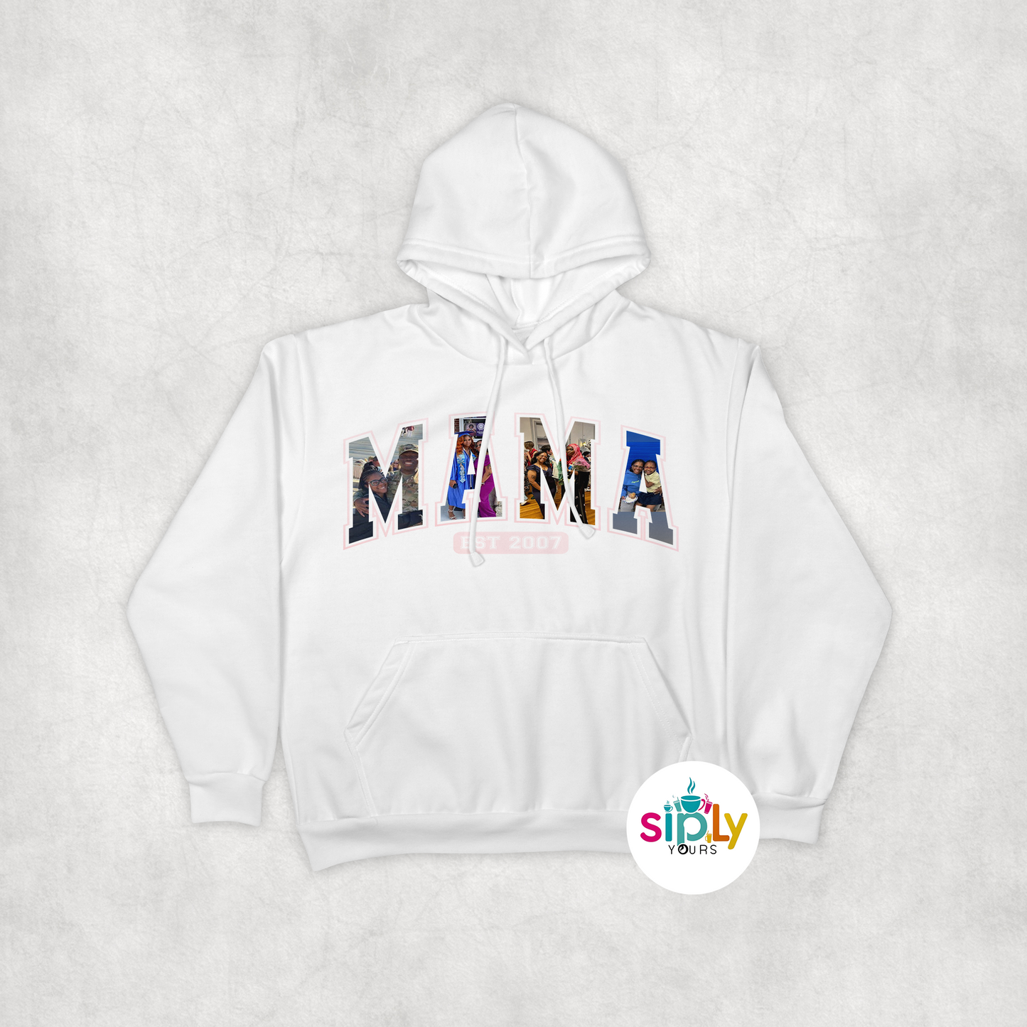 MAMA EST Tee, Crewneck, Hoodie Adult S-3XL