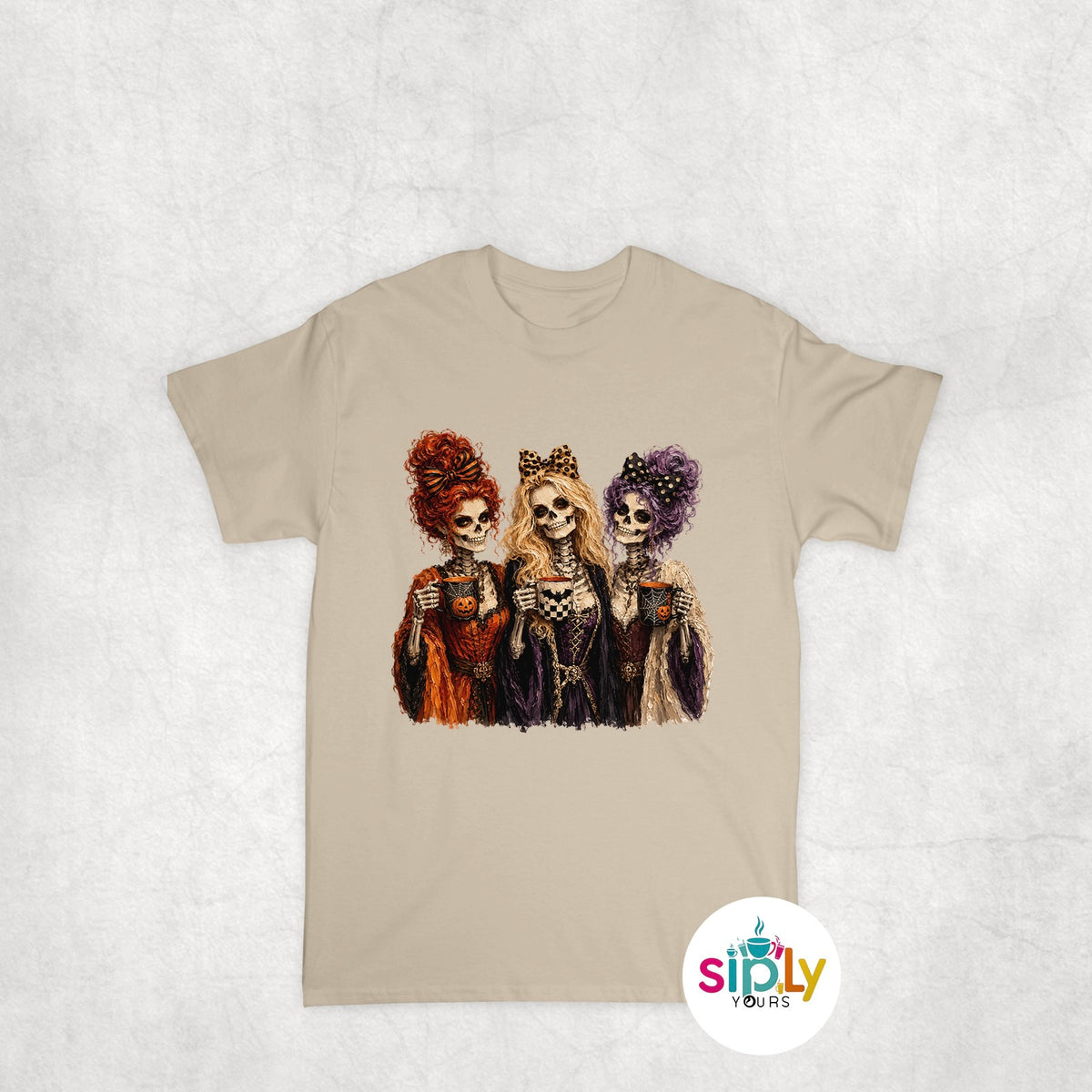 Skeleton Witches Tee, Crewneck, Hoodie Adult S-3XL
